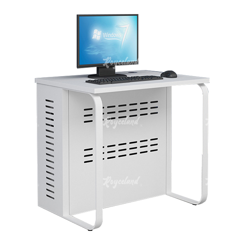 洛诗莲 (RoyceLand) 钢架电脑桌培训桌机房电脑桌学习桌课桌 单人位D款
