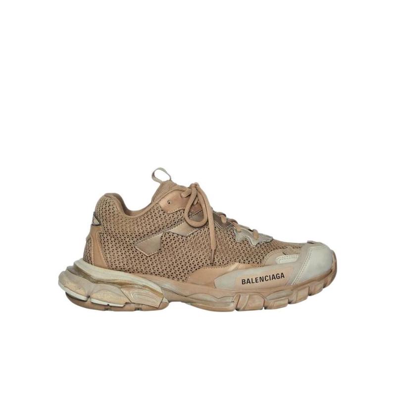 巴黎世家(Balenciaga)女鞋跑步鞋圆头系带休闲鞋涤纶材质运动鞋低