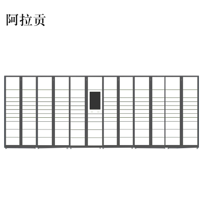 阿拉贡智能快递柜小区快递自提柜派件柜室外寄存柜信报箱储物柜一主五副127格