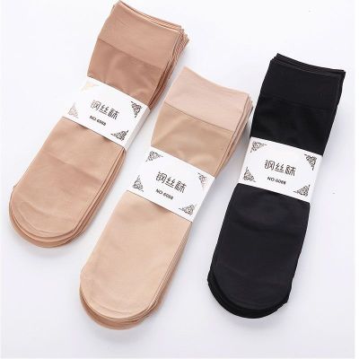 初愫Gonear20双钢丝袜超薄防勾丝天鹅绒夏隐形女士短袜子