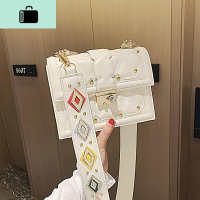 高级感包包洋气女包2020新款潮韩版百搭斜挎小包宽肩带时尚小方包NEW LAKE女斜挎包
