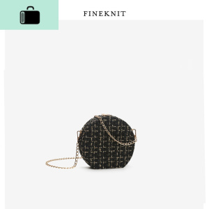 迷你斜挎小包包2020新款潮韩版百搭链条呢子女盒子小圆包NEW LAKE女斜挎包