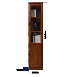 新中式实木书桌书柜电脑桌转角一体书架写字台式书房家具套装组合