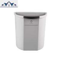 厨房垃圾桶家用创意北欧台面橱柜悬挂式挂壁带刮刀果蔬皮杂物盒 三维工匠