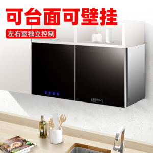 欢呼好太太 壁挂式家用消毒柜 ZTD108A双开门 吊挂式臭氧红外线高温卧式台式二星级办公室幼儿园消毒碗柜小型