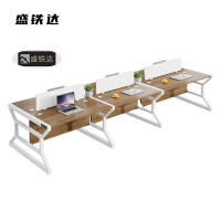 盛铁达 六人位办公桌3720*1200*1100mm STD-XXTJ25 张