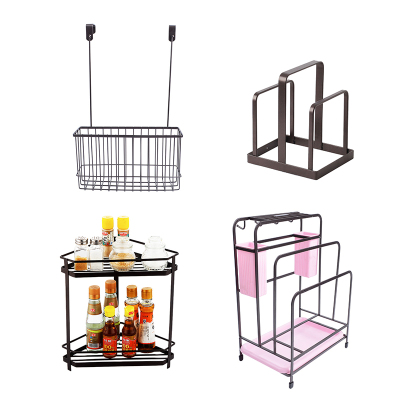 厨房创意调料架调味品收纳架厨具置物架免打孔落地菜架子