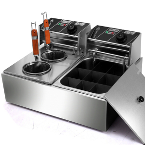 9格关东煮机器连煮面炉商用麻辣烫机串串香丸子机小吃设备户外