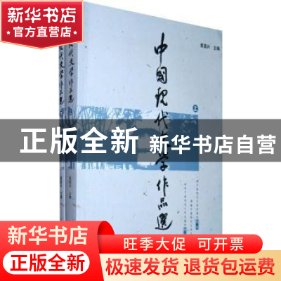 正版 中国现代文学作品选 袁国兴主编 广东人民出版社 9787