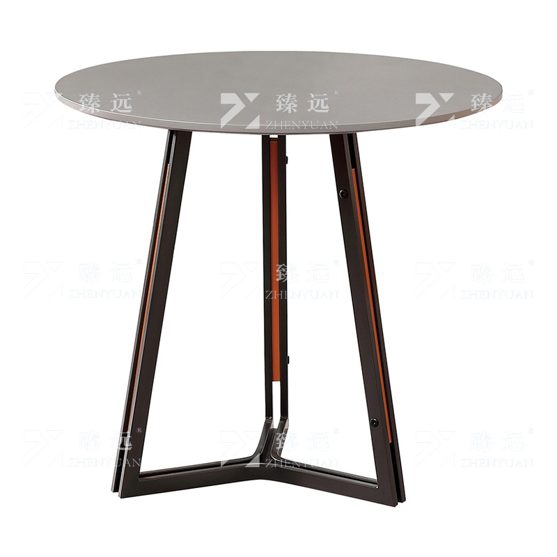 臻远ZY-VC112709 洽谈桌现代小圆桌会客接待休闲桌
