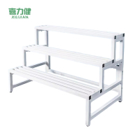 喜力健 铁艺阶梯花架 一层白色-高35CM 个