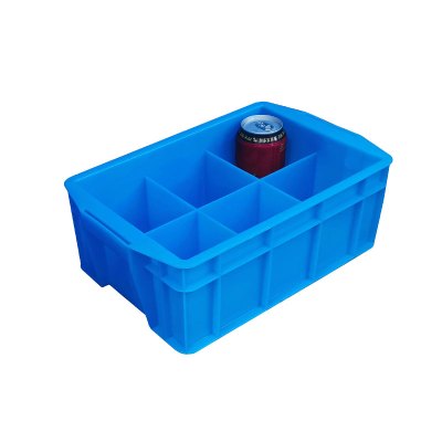 臻远ZY-SNXD-118塑料分割箱零件分类箱收纳盒 3号6分格