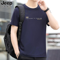 夏25新款冰丝男士短袖休闲宽松时尚T恤潮流印花上衣7072