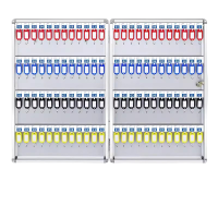 迅迈 96位壁挂钥匙箱[铝合金加厚款]钥匙箱壁挂式房地产中介物业汽车锁匙收纳存放盒储存管理盒钥匙柜
