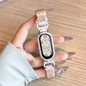 [招财小猫]适用小米手环10表带9可爱8猫咪尼龙7编织6磁吸秋3139g