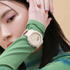 CASIO官方旗舰店卡西欧手表gshock明星同款小黑表八王子正品学生潮流防水休闲运动新款石英表男GMA-S2100