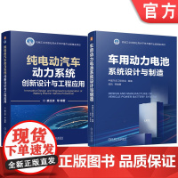 套装 电动汽车动力系统工程应用图书套装(共2册)纯电动汽车动力系统创新设计与工程应用+车用动力电池系统设计与制造