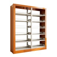 臻远ZY4072632 钢制书架黄色资料架 双面6层一列二组 1900*450*2000mm