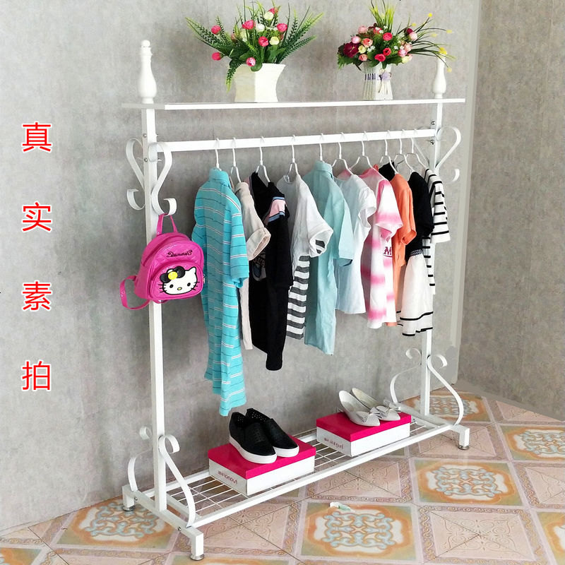 衣帽架挂衣架落地卧室衣服架子单杆现代简约室内多功能晾衣架家用