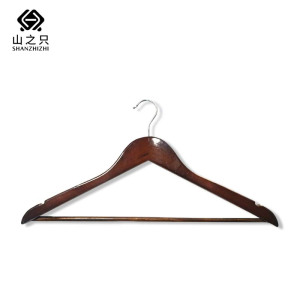 山之只 实木衣架 44cm 10个/组