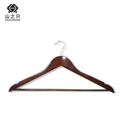 山之只 实木衣架 44cm 10个/组