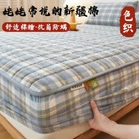 A类全棉夹棉床笠单件新款纯棉床垫保护罩防尘罩三件套