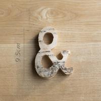 家柏饰(CORATED)带皮白桦木数字装饰摆件墙饰 道具DIY北欧ZAKKA森系 &