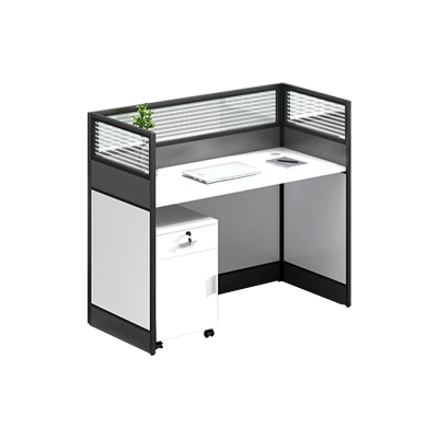 中豫鑫泽 ZYXZ5031417 职员桌屏风工位职员办公桌 单人位含柜