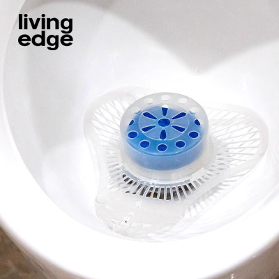 栎捷时(LIVING EDGE)LEJCL-01鼠山男小便池香块过滤网除臭厕所香片清香型防溅垫2个/包( 单位:包)蓝色