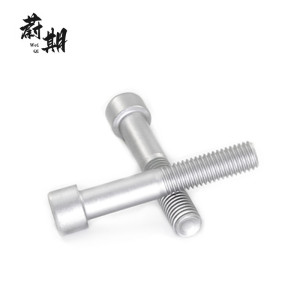 蔚期 DIN912达克罗内六角圆柱头螺钉 M10*80半牙 个