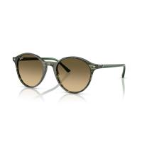 RayBan夏季潮流渐变棕绿透明框男士个性时尚太阳镜