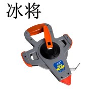冰将 手提式钢架尺 户外防水尼龙卷尺 个