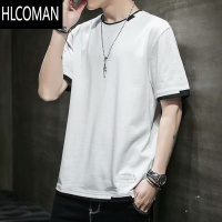 HLCOMAN干活穿的衣服男士夏季冰丝薄款上班t恤短袖耐脏耐磨修身体恤上衣