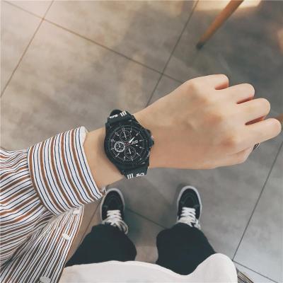 高中生手表男女初中学生韩版简约潮流ulzzang休闲原宿情侣一对表同款同款