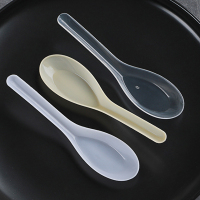 [补贴10%]一次性勺子塑料饭勺汤勺小勺商用餐具单独包装新款自主中式水晶勺