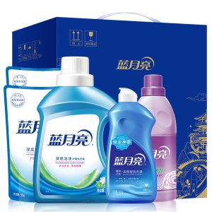 蓝月亮深层洁净洗衣液大容量高效去渍柔护衣物抗菌除菌香氛设计