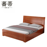 蕃蒂实木床1.8米组