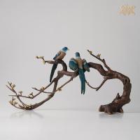 美帮汇全铜摆件《喜上枝头》铜工艺品家居饰品 客厅摆件软装摆件