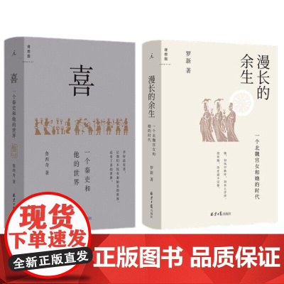 理想国历史系列套装2册 漫长的余生:一个北魏宫女和她的时代+喜:一个秦吏和他的世界 秦史南北朝史中国古代历史类书籍