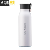 三维工匠 娜姆保温杯ins水杯时尚简约情侣学生男女 500 HC4125 白色350