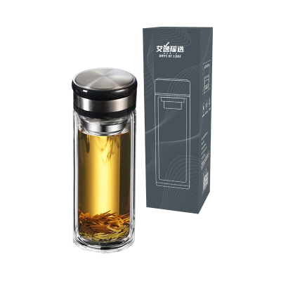 艾逸瑶选 CJ-21059 逸尚双层玻璃杯A 320ML