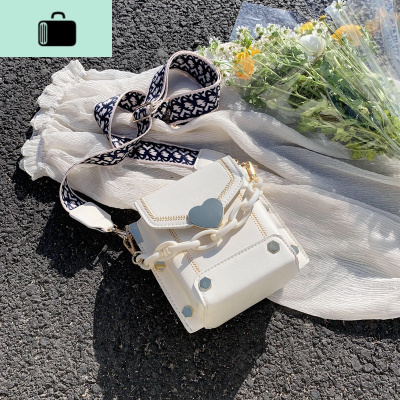 夏季今年流行宽带ins小包包女包2020新款潮斜挎百搭高级感单肩包NEW LAKE女斜挎包