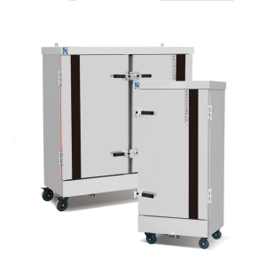 瑞宇商用豪华无指纹电热蒸饭车6盘/720*640*1000mm/380v9kw