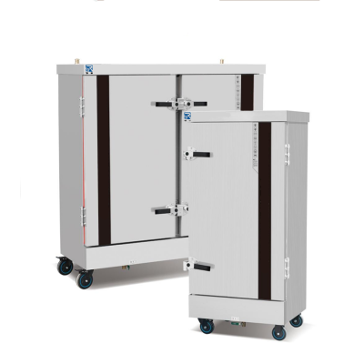 瑞宇商用豪华无指纹电热蒸饭车6盘/720*640*1000mm/380v9kw