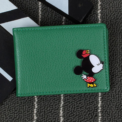驾驶证皮套女可爱机动车行驶证皮套情侣个性驾照夹本二合一男-定制米妮绿色米妮绿色