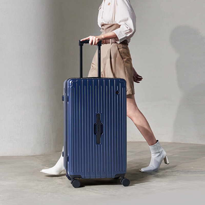 爱华仕(OIWAS)拉杆箱三七开大容量 耐磨抗压防刮花行李箱OCX6743-20深蓝色