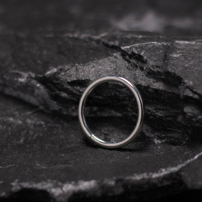 925银纯银指环极简精致个性银饰可调节大小圆条开口光面尾戒戒指送女朋友老婆情人节七夕生日礼物