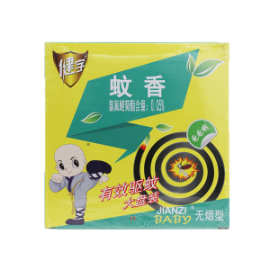 健字大盘儿童无烟蚊香 5双盘*10 盒