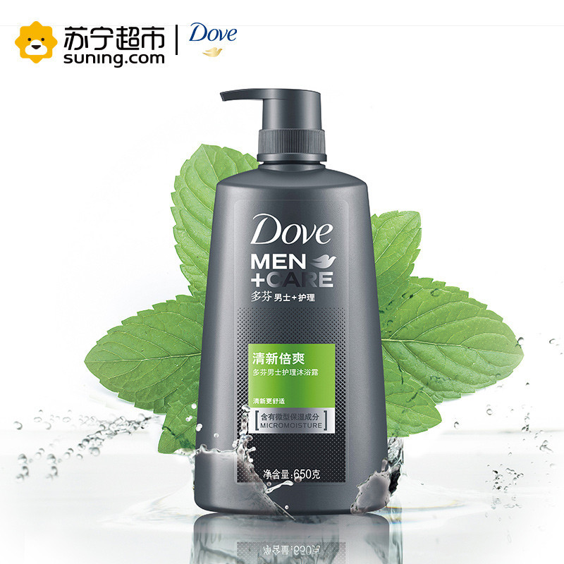多芬男士 护理清新倍爽沐浴露650g
