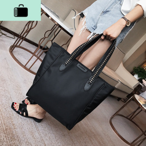 刘雯同款大包韩版新款潮时尚女包手提尼龙布包托特包牛津布单肩包NEW LAKE女士单肩包